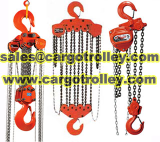 Chain pulley blocks price list and manual instruction ()